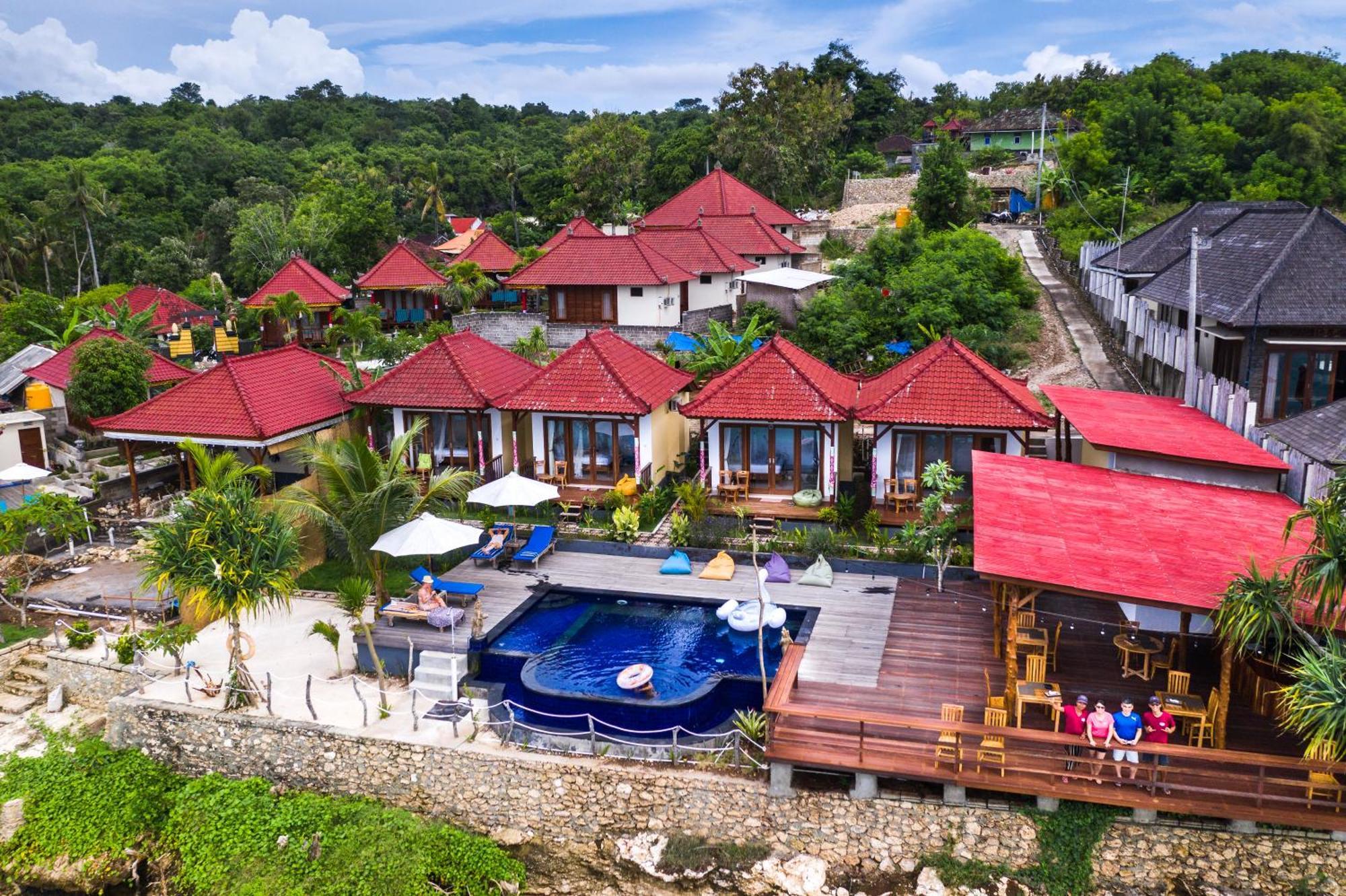 Nusa Veranda Sunset Villas & Restaurant Lembongan Exteriör bild